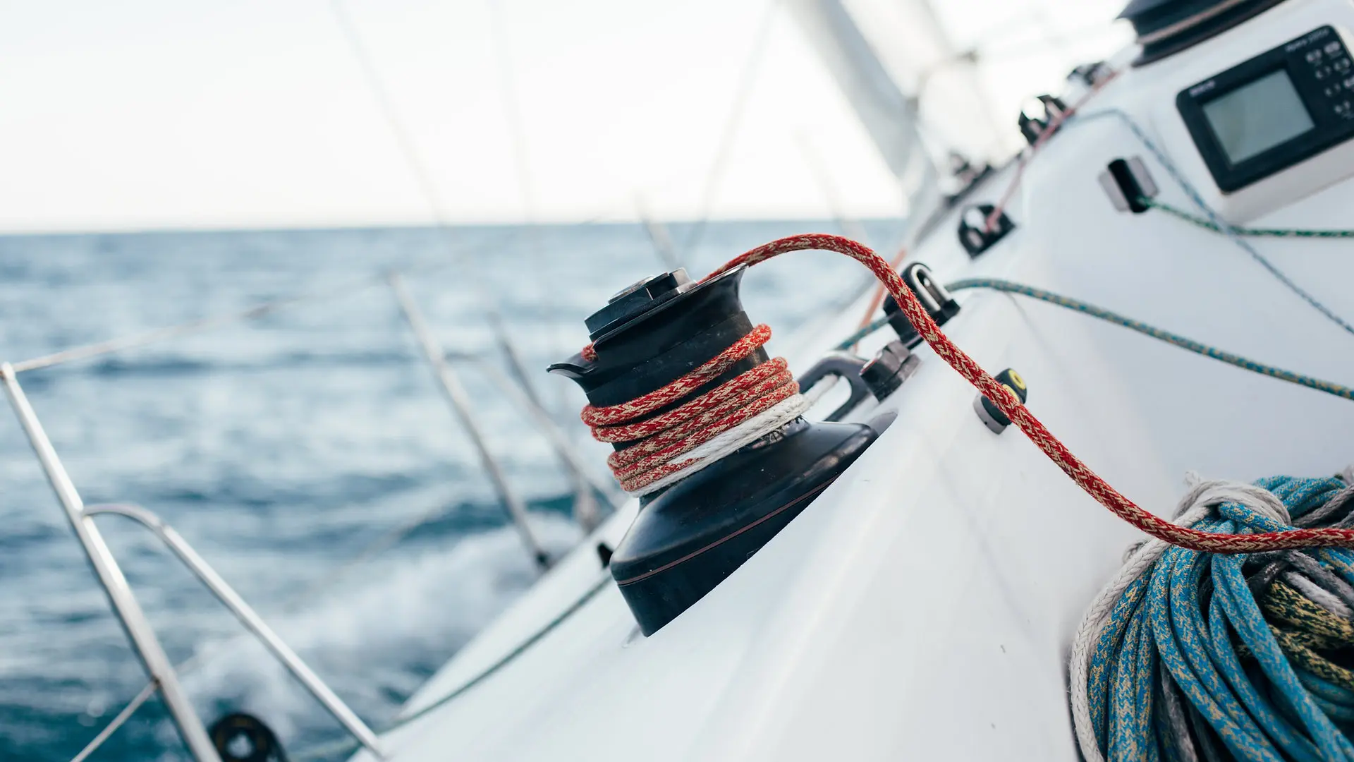 Sailing boat on the Adriatic Sea